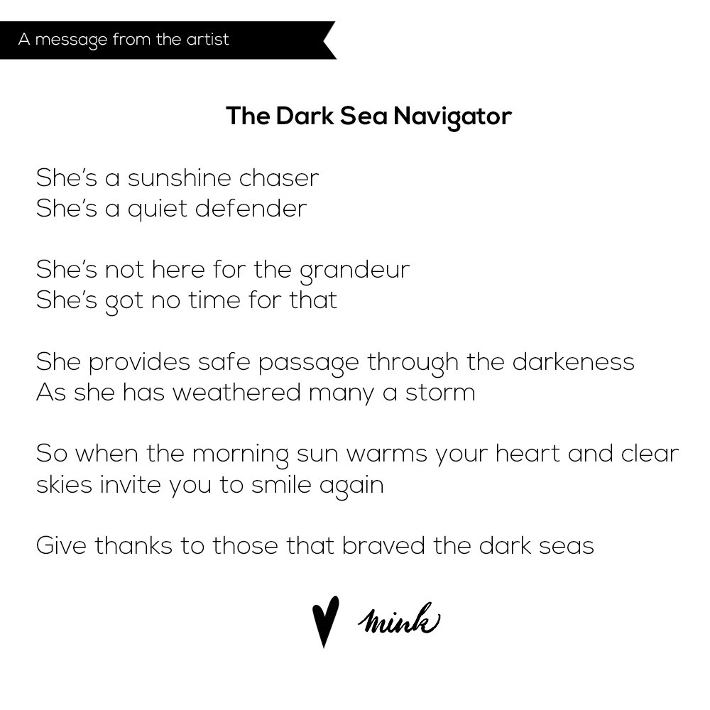 The Dark Sea Navigator | Garden flag
